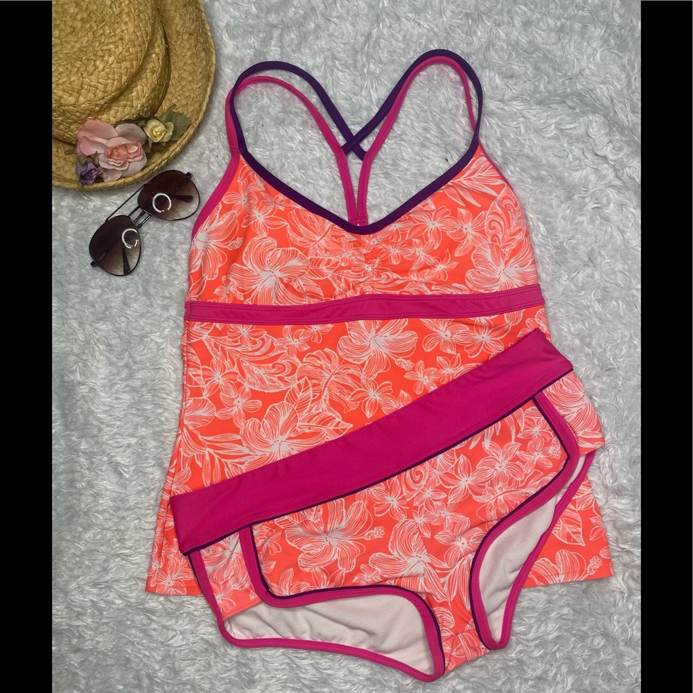 Athleta two pieces tankini and bikini short size M